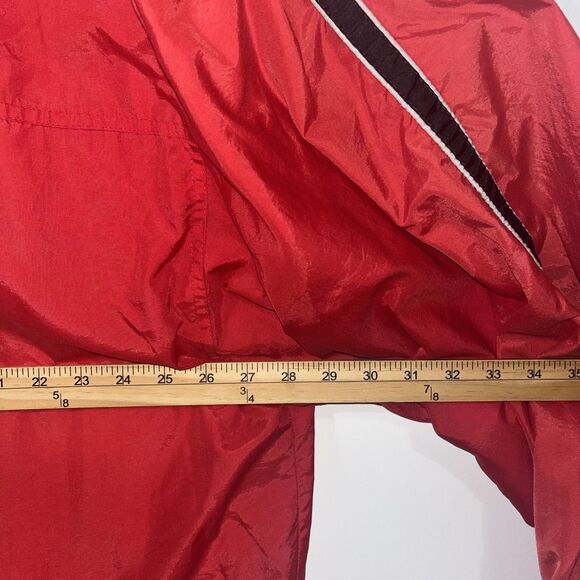 Vintage Starter Varsity Jacket Nebraska Windbreaker Track Athletic Red Men's 3X - Picture 5 of 9